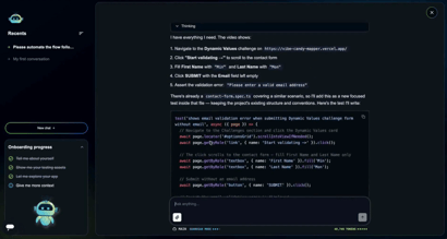 how to create playwright tests with ai